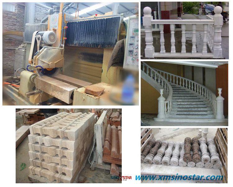 Découpeuse de balustrade de balustrade de granit P2-Marble (001)